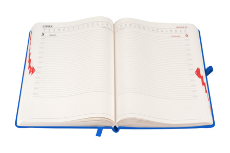 Kalendarz 2026 Memofix A5 DNS niebieski