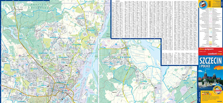 Szczecin plan miasta 1:22 000 laminat 2023