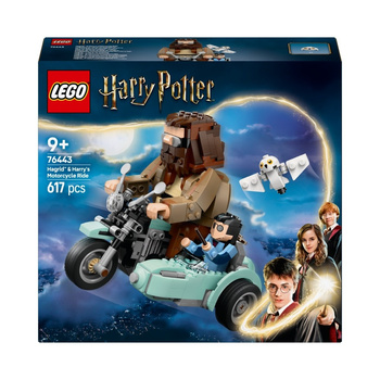 Lego Harry Potter Przejażdżka motocyklowa Hagrida i Harry’ego 76443