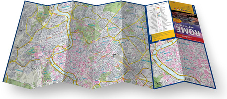 Rome and the Vatican pocked map 1:15 000 laminat midi 2023