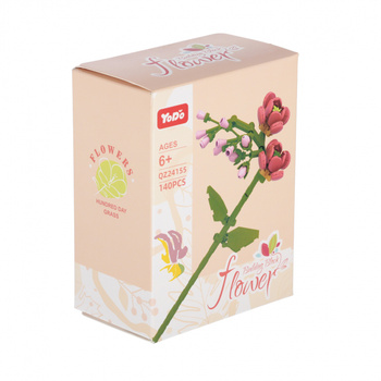 Klocki konstrukcyjne Kwiaty 140 elementy