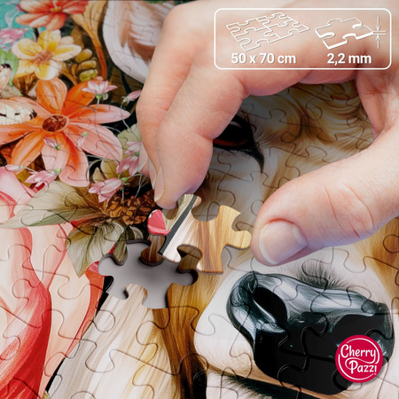 Puzzle 1000 CherryPazzi Flower Deer 30752