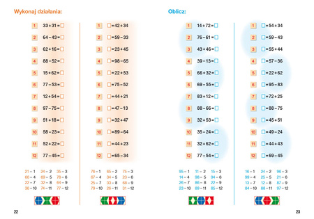 PUS Liczę w pamięci dodawanie i odejmowanie w zakresie 100 część 3