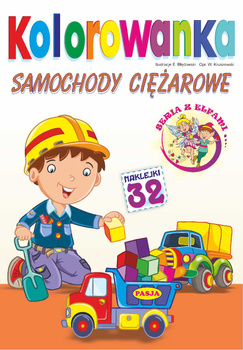 Samochody ciężarowe. Kolorowanka