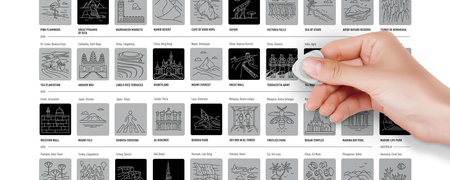 Mapa zdrapka 100 bucketlist wonders edition