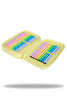 Piórnik 2-komorowy z wyposażeniem Coolpack Jumper 2 pastel powde żółty