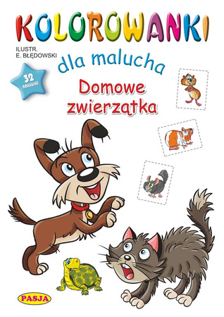 Domowe zwierzęta. Kolorowanki dla malucha