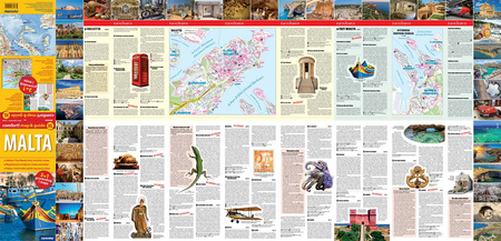 Malta laminowany map&guide XL 2w1 przewodnik i mapa