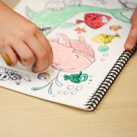 Książeczka do kolorowania Strigo Funny Mat Zestaw podróżny 16x21cm