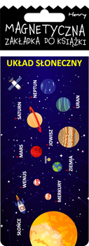Zakładka magnetyczna edukacyjna Układ słoneczny