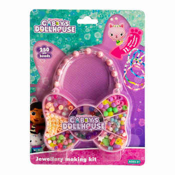 Zestaw koralików Gabby's Dollhouse Motyl 250 szt. + 2m gumki