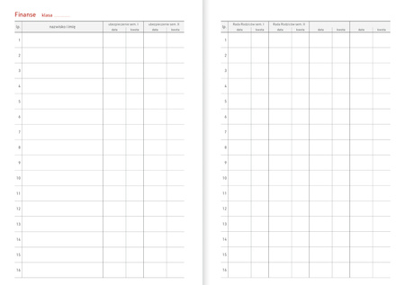 Kalendarz nauczyciela 2025/2026 B6T PCV bezbarwny ROWER