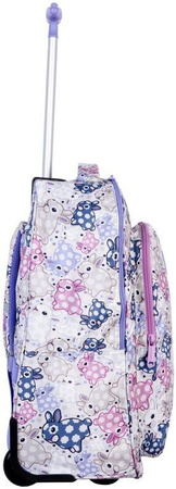 Plecak młodzieżowy na kółkach Coolpack Alan White Bunny