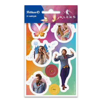 Paczka Naklejki samoprzylepne Kleks 10 sztuk Pelikan