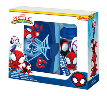 Zestaw śniadaniówka + bidon 500ml Spidey SP50102