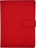 Kalendarz 2026 B5 dzienny z zapięciem ekoskóra czerwony