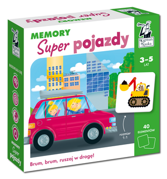 Gra Memory Super pojazdy Kapitan Nauka