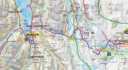 Islandia map&guide PL laminat 2023