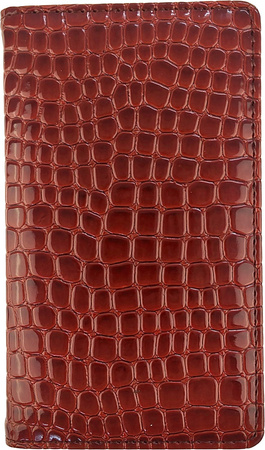 Kalendarz 2026 B6 tygodniowy krokodyl bordowy