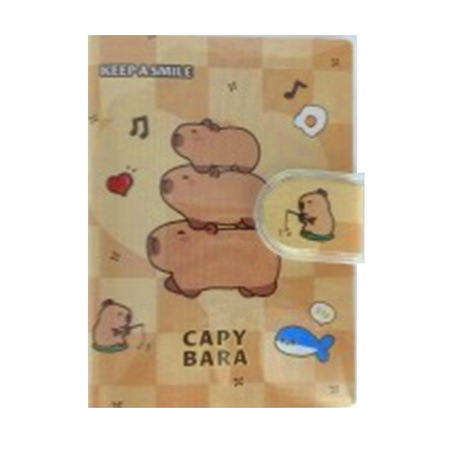 Notes A7 z zamknięciem Kapibara 70 kartek