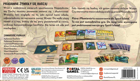 Gra Spirit Island Pióra i Płomienie dodatek