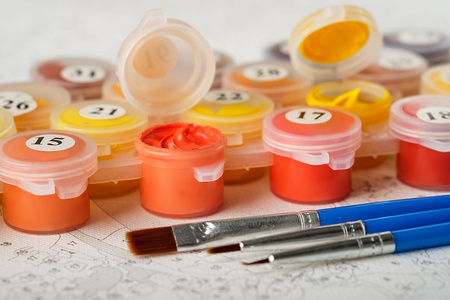 Malowanie po numerach Miłość pod gwiazdami