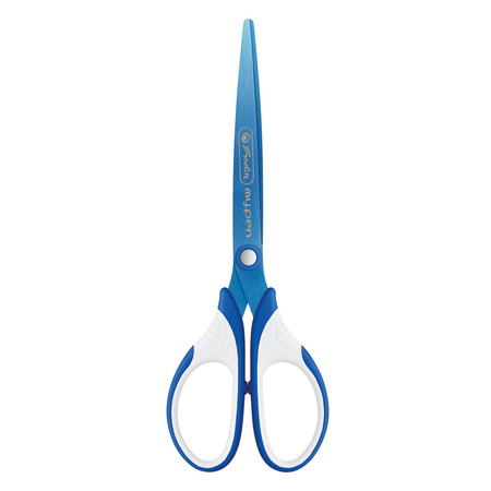 Nożyczki My.Pen 18cm niebiesko-białe