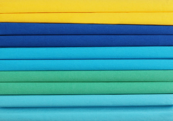 Bibuła marszczona 25x100cm Ocean 10 rolek 5 kolorów Happy Color