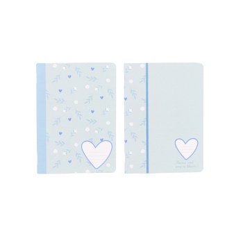 Paczka zeszyt A4 48k.kratka Sweet Blue mix pakiet 5 sztuk