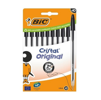 Długopis BIC Cristal Original czarny 10 szt.