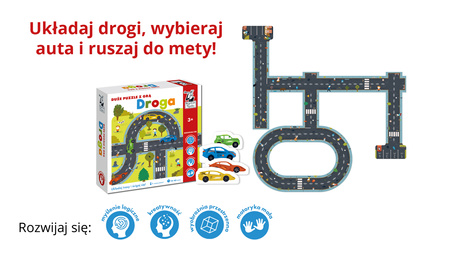 Duże puzzle z grą Droga Kapitan Nauka