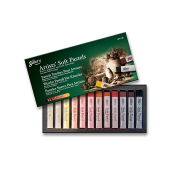 Pastele suche MUNGYO Gallery Artists sepia 12 kolorów