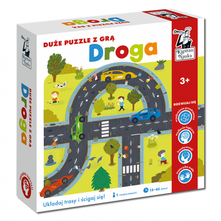 Duże puzzle z grą Droga Kapitan Nauka