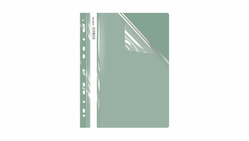Paczka Skoroszyt A4 twardy zawieszany zieleń morandi 10 sztuk
