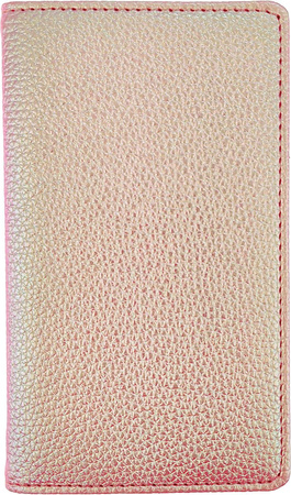 Kalendarz 2026 B6 tygodniowy hologram pudrowy