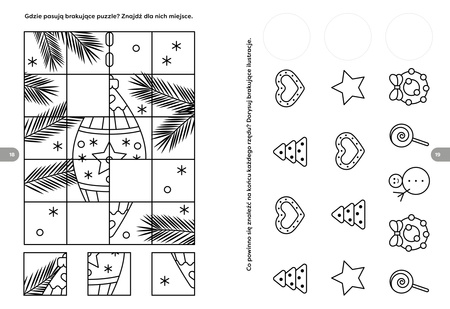 Świąteczna książka do naklejania