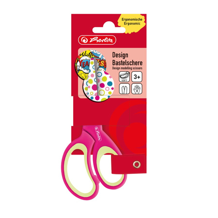 Nożyczki 13cm zaokrąglone dla praworęcznych 1szt.mix