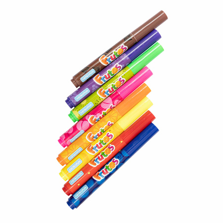 Flamastry okrągłe zapachowe Jumbo Astra Frutos 8 kolorów