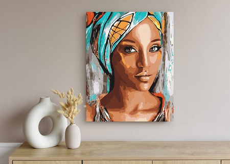 Malowanie po numerach Astra Artea Afrykańska kobieta