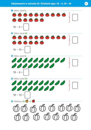Działania z pomysłem Dodawanie i odejmowanie w zakresie 20