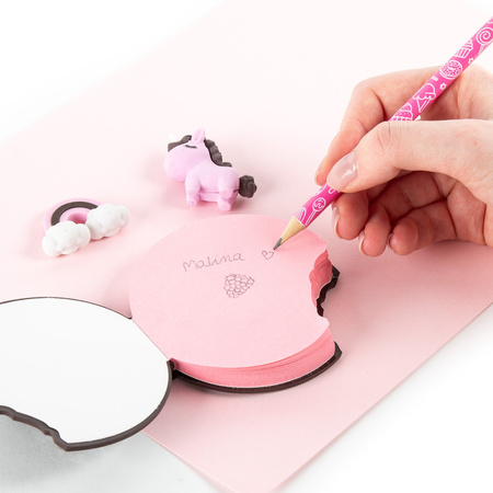 Pamiętnik z akcesoriami malinowy krem Kidea