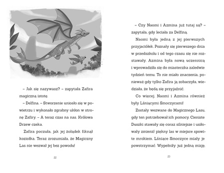 Zafira, smoczyca o srebrnych łuskach. Smocze dziewczyny