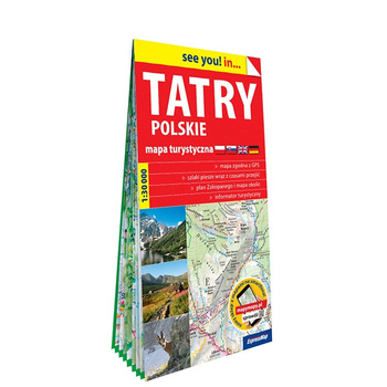Tatry Polskie mapa turystyczna 1: 30 000 papier 2022