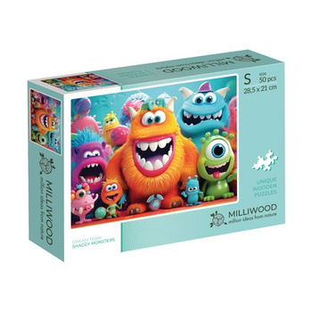 Puzzle 50 elementów Milliwood  Shaggy Monsters