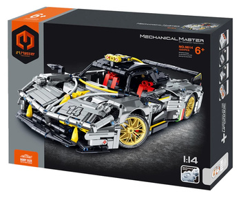 Klocki iM.Master 1:14 model auto srebne 1237 elementów