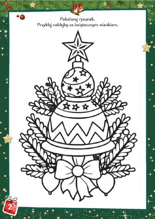 Wesołe święta. Lubię kolorować