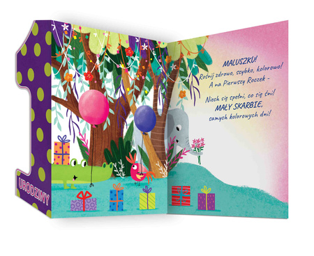 Karnet A5 z klapką Roczek Panda