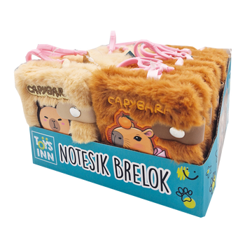 Brelok notesik Kapibara TOYSINN STN 9681 1 szt mix wzorów