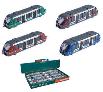 Pociąg metalowy z funkcją pull back 1szt.mix