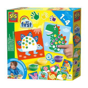 Malowanie palcami Dinozaury My First